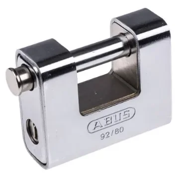 ABUS Key Weatherproof Brass, Steel Padlock, 12mm Shackle, 77mm Body - XR0092 80 product image