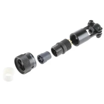 ITT Cannon Circular Connector, 6 Contacts, Cable Mount, Miniature Connector, Plug, Male, KPTC Series - KPTC6F10-6P-F-MA product image