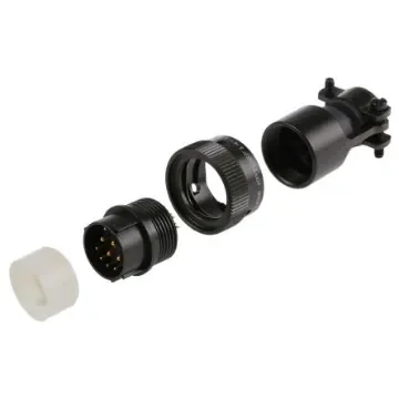 ITT Cannon Circular Connector, 12 Contacts, Cable Mount, Miniature Connector, Plug, Male, KPTC Series - KPTC6F14-12P-F-MA product image