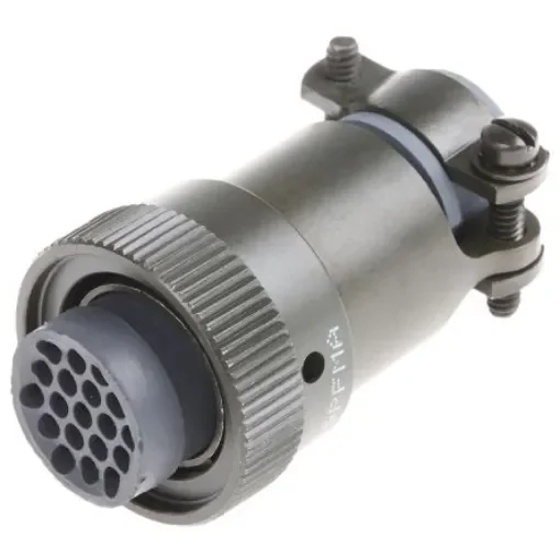 ITT Cannon Circular Connector, 19 Contacts, Cable Mount, Miniature Connector, Plug, Male, KPTC Series - KPTC6F14-19P-F-MA product image