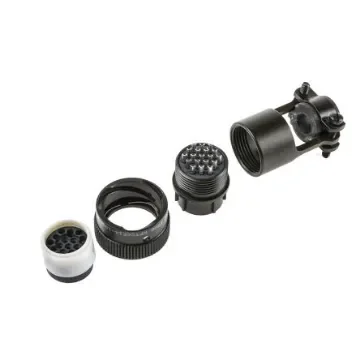 ITT Cannon Circular Connector, 19 Contacts, Cable Mount, Miniature Connector, Plug, Female, KPTC Series - KPTC6F14-19S-F-MA product image