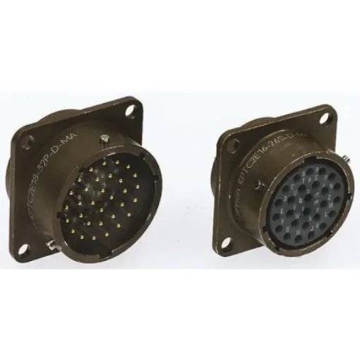 ITT Cannon Circular Connector, 6 Contacts, Panel Mount, Miniature Connector, Socket, Male, KPTC Series - KPTC2E10-6PFMA product image