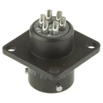 ITT Cannon Circular Connector, 6 Contacts, Panel Mount, Miniature Connector, Socket, Female, KPTC Series - KPTC2E10-6S-F-MA product image