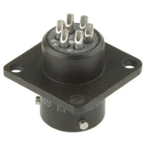 ITT Cannon Circular Connector, 6 Contacts, Panel Mount, Miniature Connector, Socket, Female, KPTC Series - KPTC2E10-6S-F-MA product image