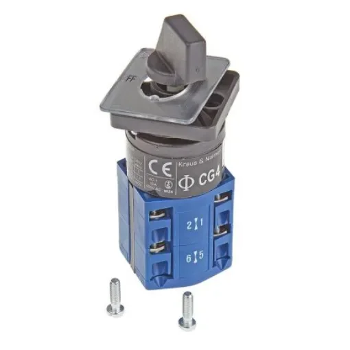 Kraus & Naimer, 4P 2 Position On-Off Cam Switch, 10A - CG4.A324/GBA123.EF product image