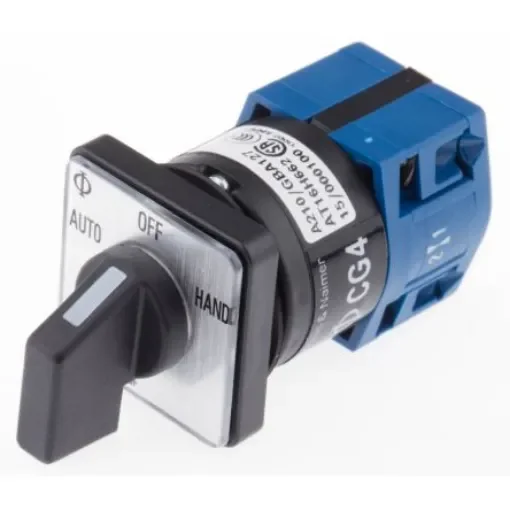Kraus & Naimer, SP 3 Position Double Throw Cam Switch, 10A - CG4.A210/GBA127.EF product image