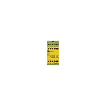 Pilz 774549 Safety Relay Safety Relay, 24V ac/dc, Single/Dual-Channel, 5 Safety Contacts product image