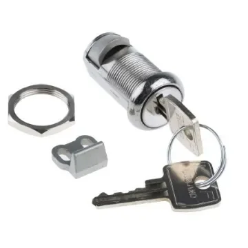 Euro-Locks a Lowe & Fletcher group Company Camlock, 20mm Panel-to-Tongue, 19.1 x 16.6mm Cutout, Key Unlock - 0305012 product image
