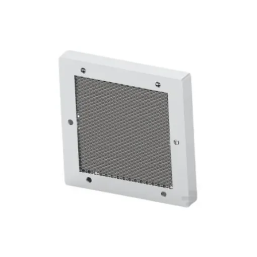TE Connectivity Grey Aluminium Vent Grille, 152.4 x 101.6mm - 2489057-1 product image
