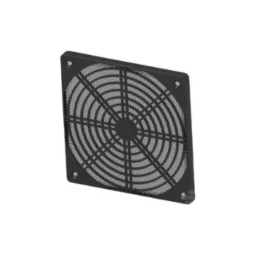 TE Connectivity Black ABS Vent Grille, 140 x 140mm - 2489073-1 product image