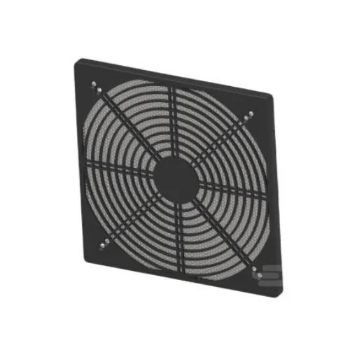 TE Connectivity Black ABS Vent Grille, 200 x 200mm - 2489074-1 product image