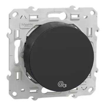 Schneider Electric Odace Series Socket Ethernet Connector, Flush Mount Straight 1 Port - S540490 product image