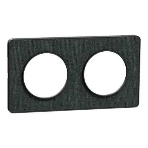 Schneider Electric Black 2 Gang Cover Plate - S540804KB product image