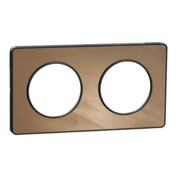 Schneider Electric Anthracite 2 Gang Cover Plate - S540804L product image