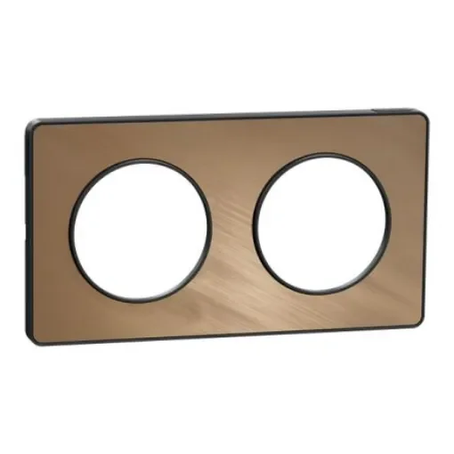 Schneider Electric Anthracite 2 Gang Cover Plate - S540804L product image