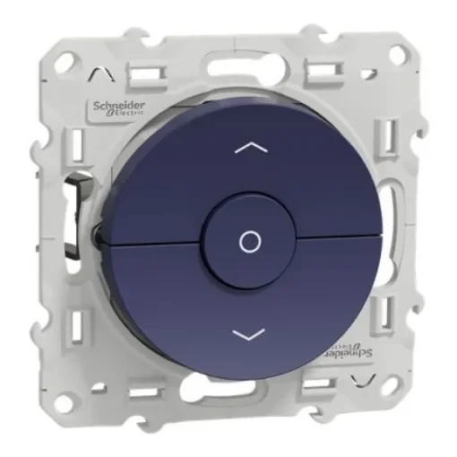 Schneider Electric Blue Rocker Switch, 3 Gang, S550 - S550208 product image