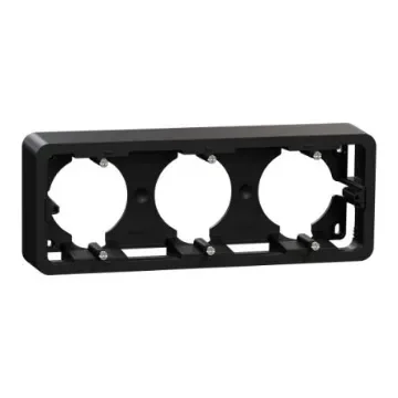 Schneider Electric, Unica Black Surface Mount Industrial Power - NU840654 product image