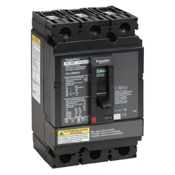 Schneider Electric, PowerPact MCCB 3P 150A, Breaking Capacity 25 kA, Fixed Mount - NHLL36000S15 product image