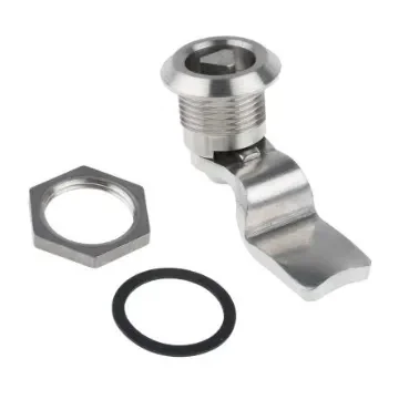 Steinbach & Vollman Stainless Steel Triangular Lock, 26mm Panel-to-Tongue, 20.2 x 22.2mm Cutout, Key Unlock - 3410157 product image