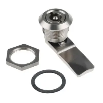 Steinbach & Vollman Stainless Steel Tumbler Lock, 20mm Panel-to-Tongue, 20.2 x 20.2mm Cutout, Key Unlock - 3410191 product image