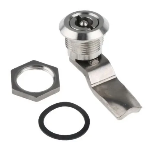 Steinbach & Vollman Stainless Steel Tumbler Lock, 26mm Panel-to-Tongue, 20.2 x 20.2mm Cutout, Key Unlock - 3410214 product image