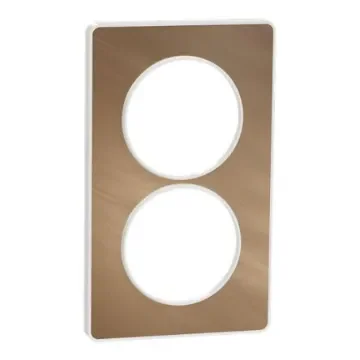 Schneider Electric Bronze 2 Gang Cover Plate - S520814L product image