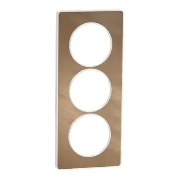 Schneider Electric Bronze 3 Gang Cover Plate - S520816L product image
