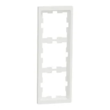 Schneider Electric White 3 Gang Frame - MTN4030-6537 product image