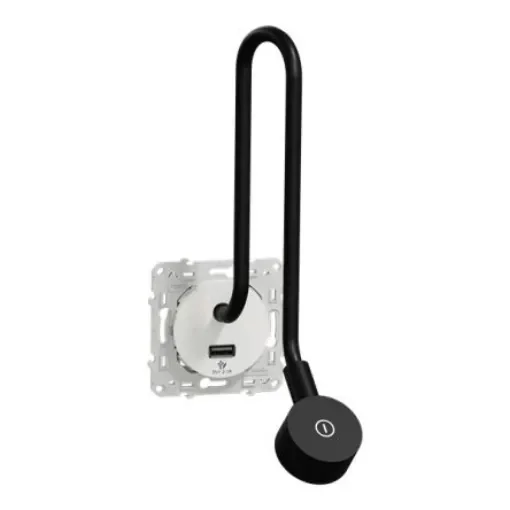 Schneider Electric White Dimmer Light Switch, 1 Gang, Odace - S520002 product image