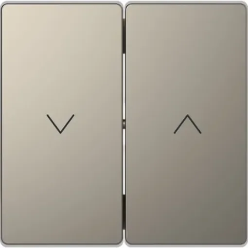 Schneider Electric Nickel Blind & Roller Control Switch, Merten Series - MTN3855-6050 product image