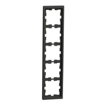Schneider Electric Anthracite 5 Gang Frame - MTN4050-6534 product image