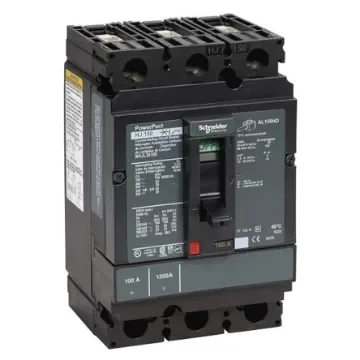 Schneider Electric, PowerPact MCCB 3P 100A, Breaking Capacity 18 kA, DIN Rail Mount - NHJL36100 product image