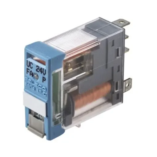 Releco PCB Mount Power Relay, 24V ac Coil, 6A Switching Current, SPDT - C10-T13BX / AD 24 V product image