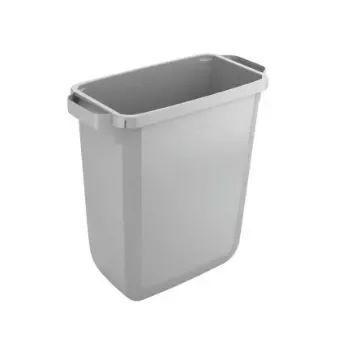 Durable 1800503050 60L Grey Plastic Waste Bin product image