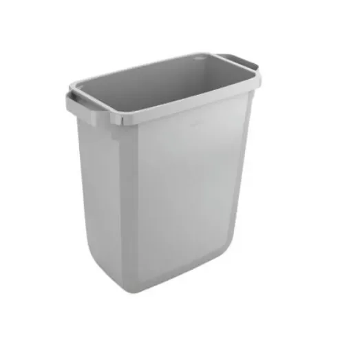 Durable 1800503050 60L Grey Plastic Waste Bin product image