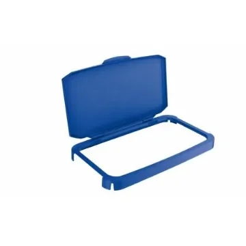 Durable 510 x 285 x 73mm Blue Plastic Waste Bin Lid for Durabin, 285mm - 1800500040 product image