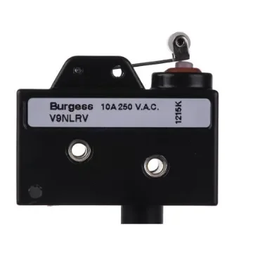 Saia-Burgess Short Roller Lever Micro Switch, Pre-wired Terminal, 10 A @ 250 V ac, SPDT, IP67 - 43781 product image