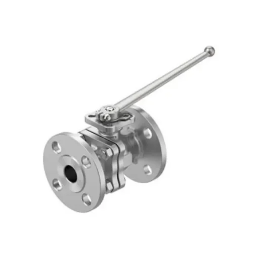 Festo Stainless Steel Ball Valve, Ball Valve, Flanged, 24mm, 20bar Operating Pressure - VZBF-1-P1-20-D-2-F0405-M-V15V15 product image