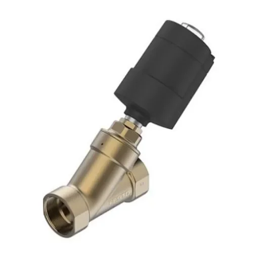 Festo Angle Seat type Pneumatic Actuated Valve, G 1/8in to G G2in, 0.8 MPa - VZXA-A-TS6-50-M6-B1T-8-K-75-20-PR-PM product image