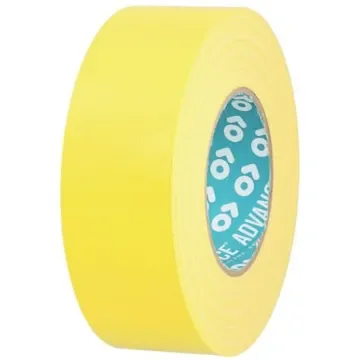 Advance Tapes AT175 Cloth Tape, 50m x 50mm, Yellow - 3418505 product image