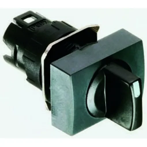 Schneider Electric Harmony XB6 Series 2 Position Selector Switch Head, 16mm Cutout, Black Handle - ZB6DD22 product image