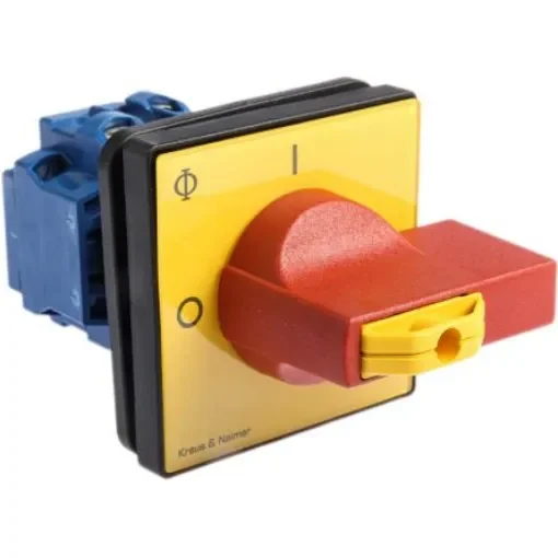 Kraus & Naimer 3P Pole Isolator Switch - 20A Maximum Current, 5.5kW Power Rating, IP65 - KG10B.T203/GBA254.E product image