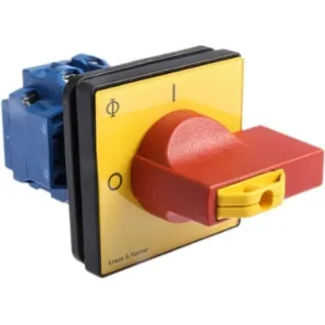 Kraus & Naimer 4P Pole Panel Mount Isolator Switch - 20A Maximum Current, 5.5kW Power Rating, IP65 - KG10B.T204/GBA281.E product image