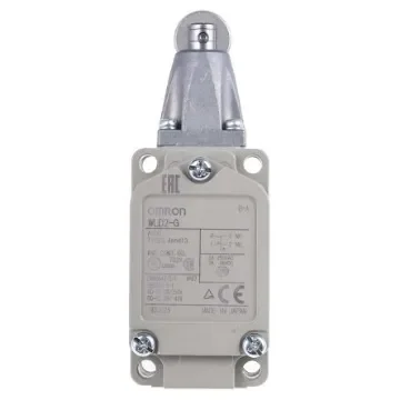 Omron WL Series Roller Lever Limit Switch, NO/NC, IP67, SPDT, Die Cast Aluminium Housing, 600V ac Max, 10A Max - WLD2-G product image