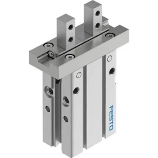 Festo 2 Finger Double Action Pneumatic Gripper, DHPC-L-20-A-NC-S-1, Parallel Gripping Type product image