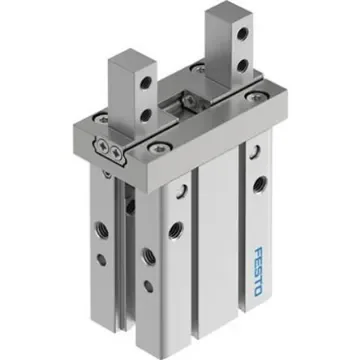 Festo 2 Finger Double Action Pneumatic Gripper, DHPC-L-25-A-B-1, Parallel Gripping Type product image