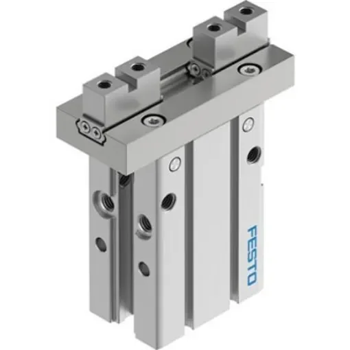 Festo 2 Finger Double Action Pneumatic Gripper, DHPC-L-20-A-S-2, Parallel Gripping Type product image