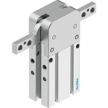 Festo 2 Finger Double Action Pneumatic Gripper, DHRC-16-A-S-NO, Radial Gripping Type product image