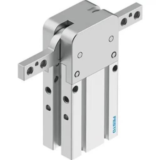 Festo 2 Finger Double Action Pneumatic Gripper, DHRC-16-A-S-NO, Radial Gripping Type product image