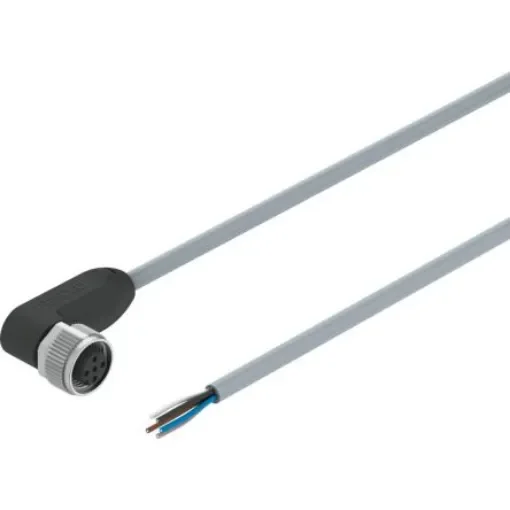 Festo Right Angle Male M12 to Unterminated Actuator/Sensor Cable, 10m - NEBA-M12W5-U-10-N-LE5 product image